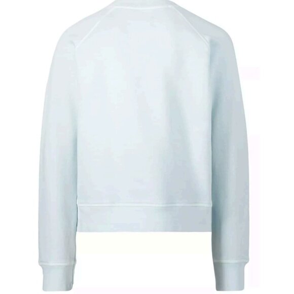 ZADIG & VOLTAIRE SEQUINS TIGER HEAD SWEATSHIRT LIGHT BLUE  SIZE 14/S - Picture 2 of 9